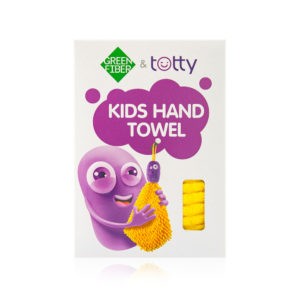 Детское полотенце для рук жёлтое